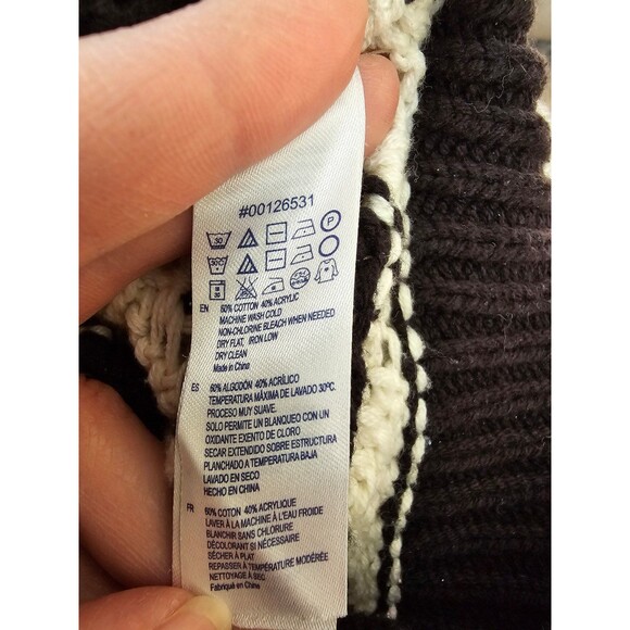 Forever 21 striped black and white sweater size small - Picture 6 of 9